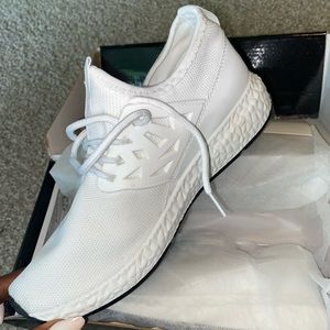 BRAND NEW all white tennis sneakers Fashionnova!